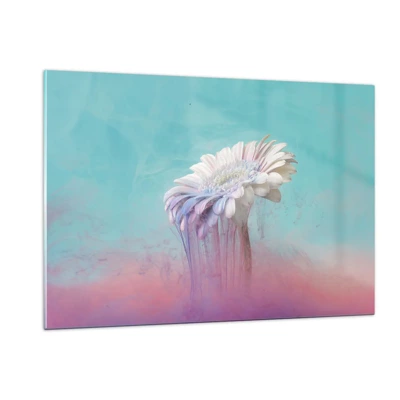 Schilderen op glas - De bloemenonderwereld - 120x80 cm
