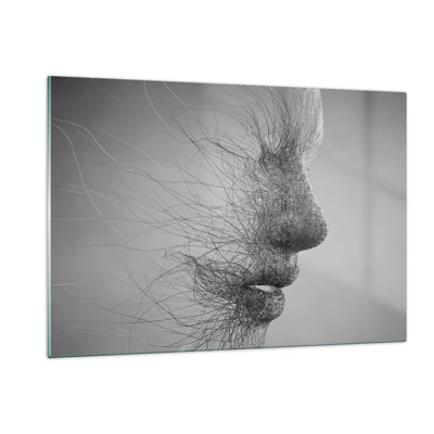 Schilderen op glas - De geest van de wind - 120x80 cm