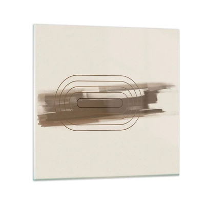 Schilderen op glas - Een briesje grijs - 30x30 cm