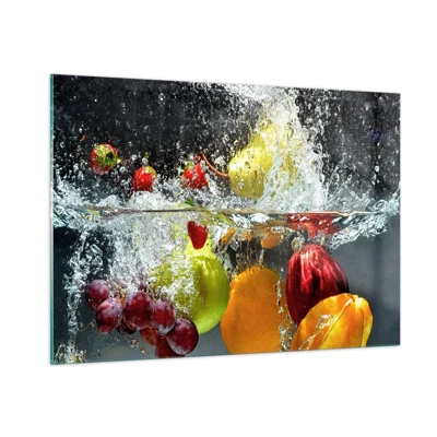 Schilderen op glas - Fruit verfrissing - 100x70 cm