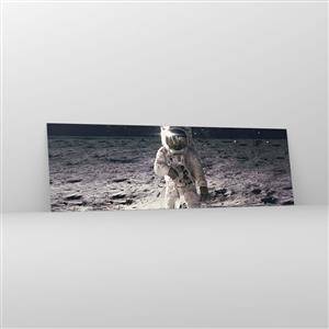 Schilderen op glas - Groetjes van de maan - 160x50 cm