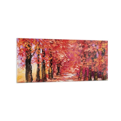 Schilderen op glas - Herfst impressie - 120x50 cm