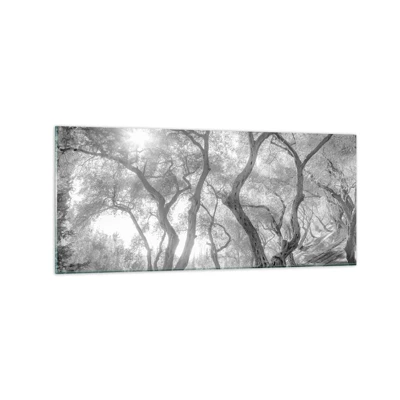 Schilderen op glas - In de olijfboomgaard - 120x50 cm