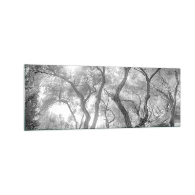 Schilderen op glas - In de olijfboomgaard - 140x50 cm