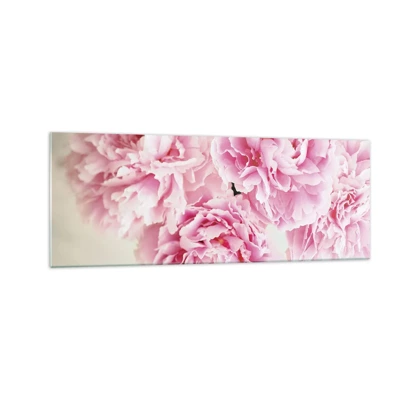 Schilderen op glas - In roze glamour - 140x50 cm