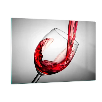 Schilderen op glas - Kleur - beweging - geluid - 120x80 cm