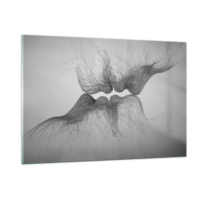 Schilderen op glas - Kus van de wind - 120x80 cm