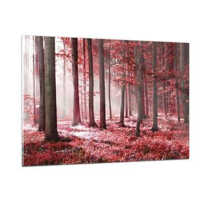 Schilderen op glas - Rood is net zo mooi - 120x80 cm