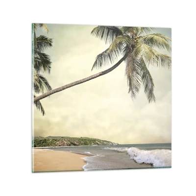 Schilderen op glas - Tropische droom - 30x30 cm