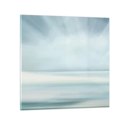 Schilderen op glas - Vrede tot aan de horizon - 70x70 cm