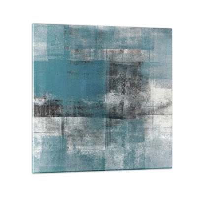 Schilderen op glas - Water en lucht - 50x50 cm