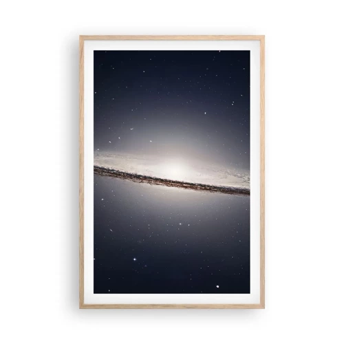 Een poster in een licht eiken lijst - Lang geleden, in een sterrenstelsel ver, ver weg... - 61x91 cm