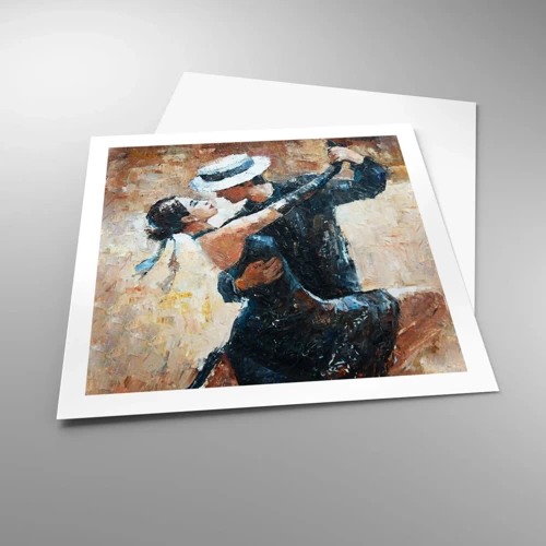 Poster - A la Rudolf Valentino - 60x60 cm