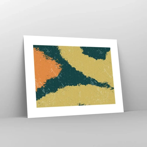 Poster - Abstractie – langzame beweging - 40x30 cm