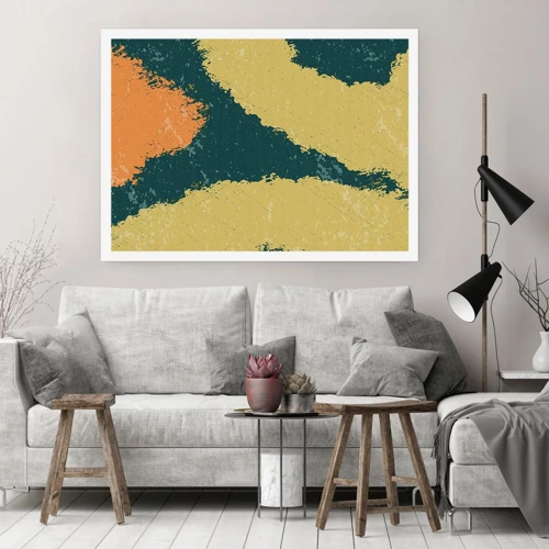 Poster - Abstractie – langzame beweging - 40x30 cm