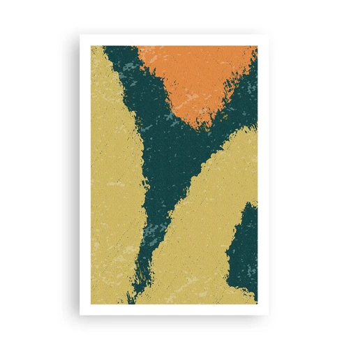 Poster - Abstractie – langzame beweging - 61x91 cm