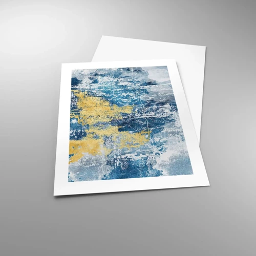 Poster - Abstractie vol met weer - 40x50 cm