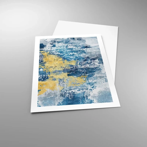 Poster - Abstractie vol met weer - 50x70 cm