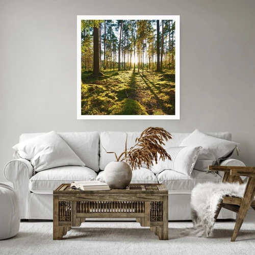 Poster - … Achter de zeven bossen - 50x50 cm