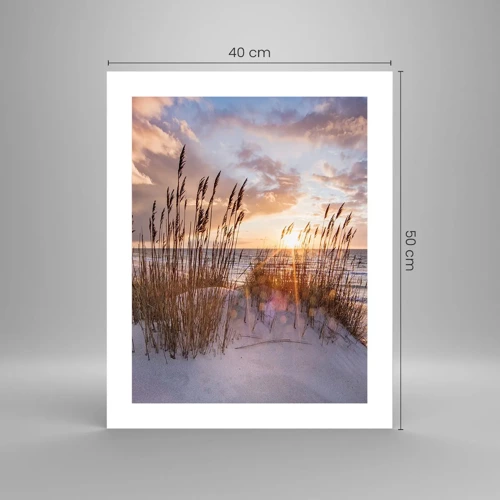 Poster - Afscheid van de zon en de wind - 40x50 cm