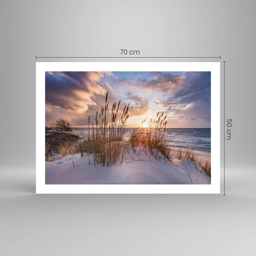 Poster - Afscheid van de zon en de wind - 70x50 cm