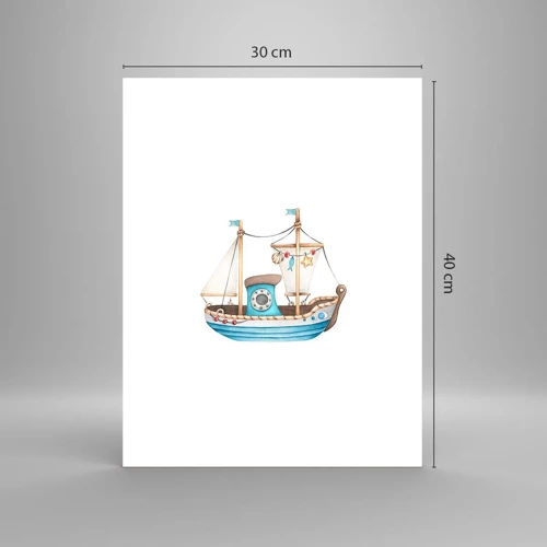 Poster - Ahoi, avontuur! - 30x40 cm