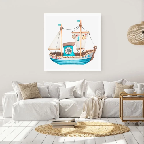 Poster - Ahoi, avontuur! - 40x40 cm