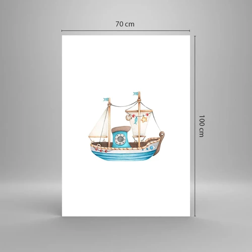 Poster - Ahoi, avontuur! - 70x100 cm