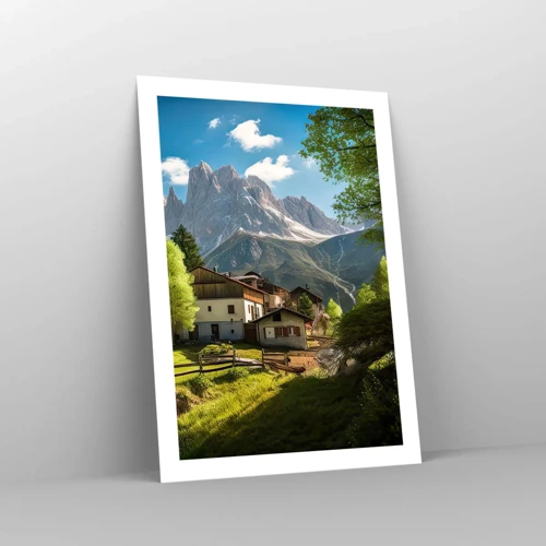 Poster - Alpine idylle - 50x70 cm