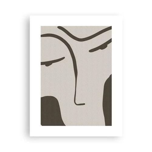 Poster - Als een schilderij van Modigliani - 30x40 cm