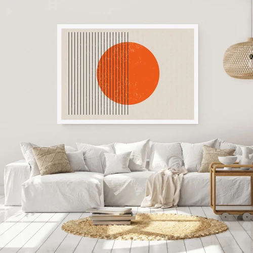 Poster - Altijd de zon - 100x70 cm