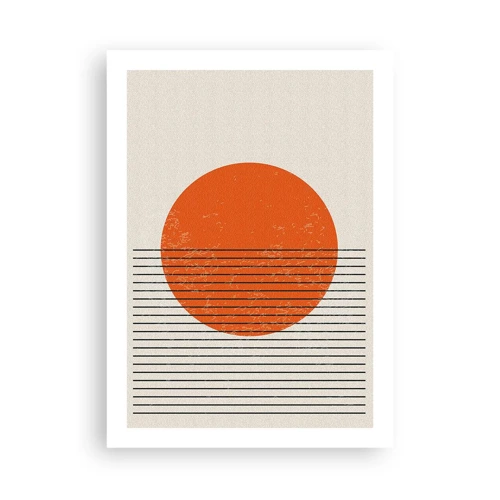 Poster - Altijd de zon - 50x70 cm