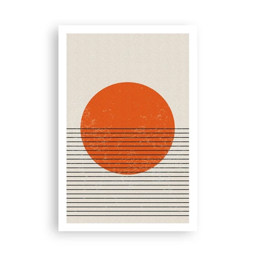 Poster - Altijd de zon - 61x91 cm