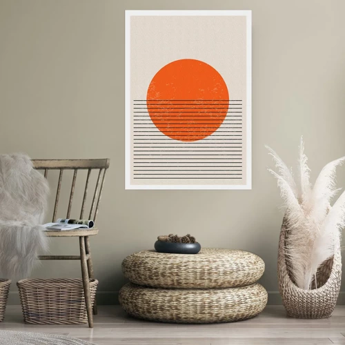 Poster - Altijd de zon - 61x91 cm