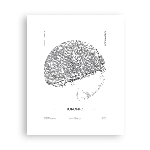 Poster - Anatomie van Toronto - 40x50 cm