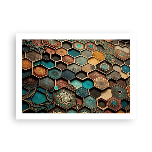 Poster - Arabische ornamenten – variatie - 70x50 cm