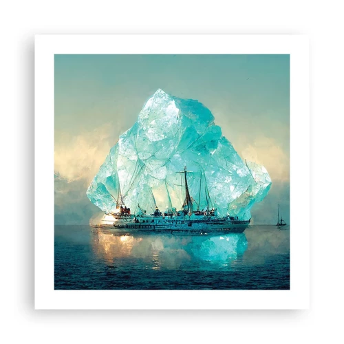 Poster - Arctische diamant - 50x50 cm