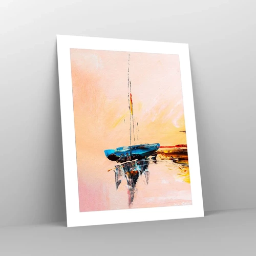 Poster - Avond in de jachthaven - 40x50 cm