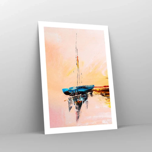 Poster - Avond in de jachthaven - 50x70 cm