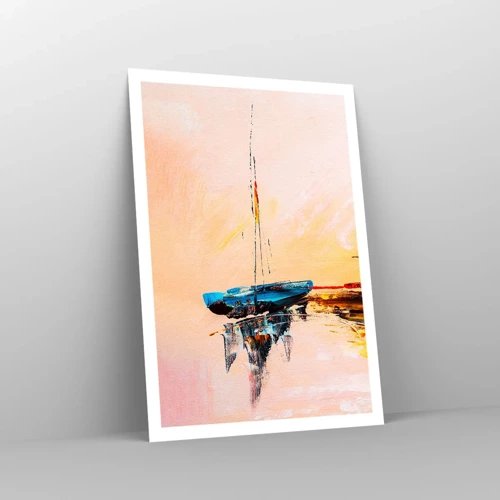 Poster - Avond in de jachthaven - 70x100 cm