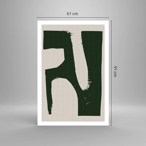 Poster - Baaien van wit - 61x91 cm