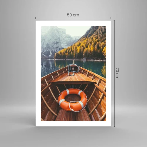 Poster - Bergtocht - 50x70 cm