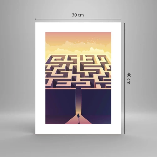 Poster - Beslissingstijd - 30x40 cm