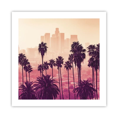 Poster - Californisch landschap - 50x50 cm