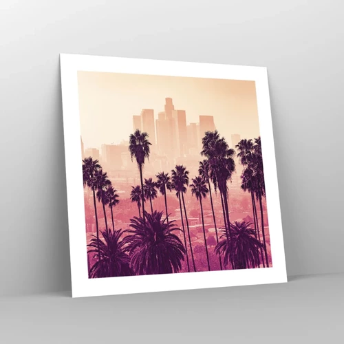 Poster - Californisch landschap - 50x50 cm