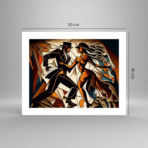 Poster - Dans van pasie - 50x40 cm