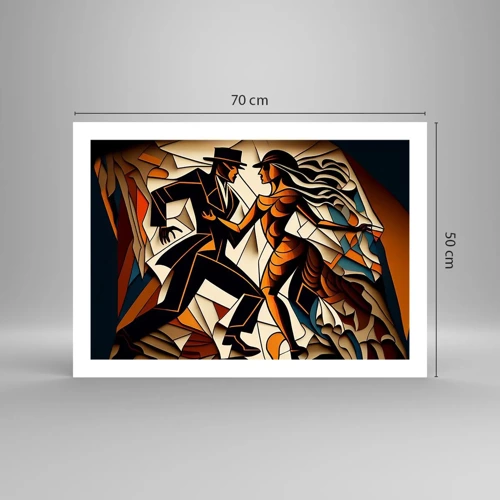 Poster - Dans van pasie - 70x50 cm