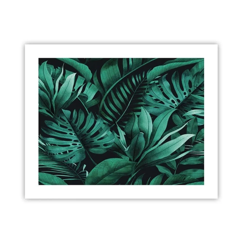 Poster - De diepte van tropisch groen - 50x40 cm