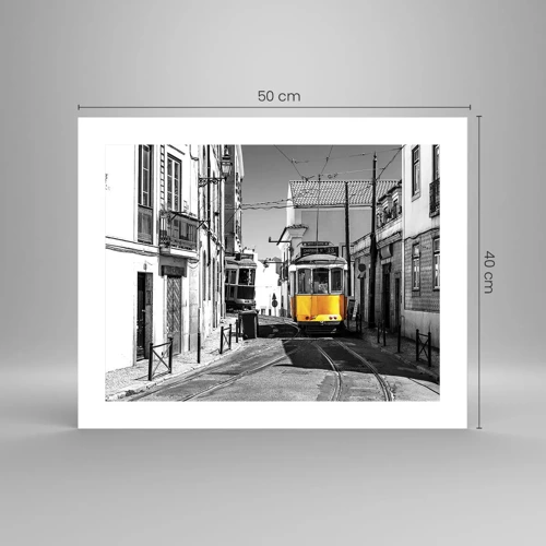 Poster - De geest van Lissabon - 50x40 cm