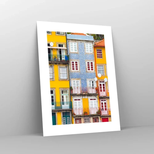 Poster - De kleuren van de oude stad - 30x40 cm